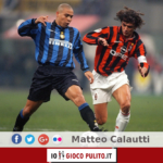 Ronaldo contro Paolo Maldini nel derby di Milano. © Edited by MATTEO CALAUTTI