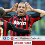 Esultanza di Ronaldo al Milan del derby contro l'Inter. © Edited by MATTEO CALAUTTI