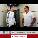 Cristiano Ronaldo e Ronaldo il Fenômeno. © Edited by MATTEO CALAUTTI